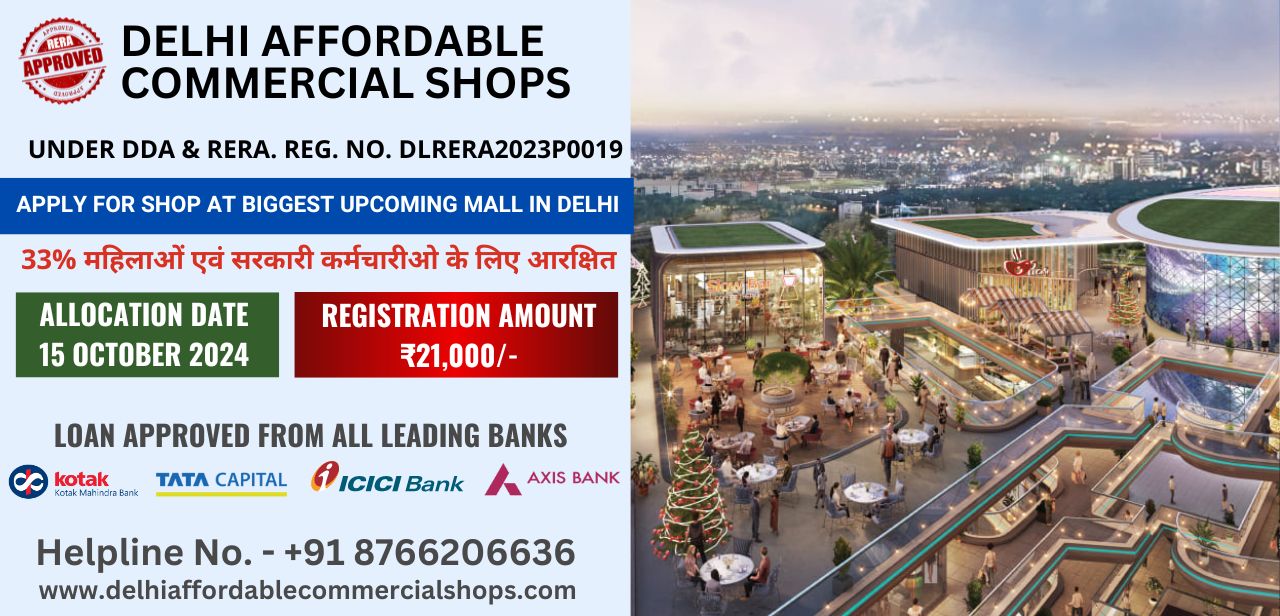 Delhi Affordable Commercial Shops